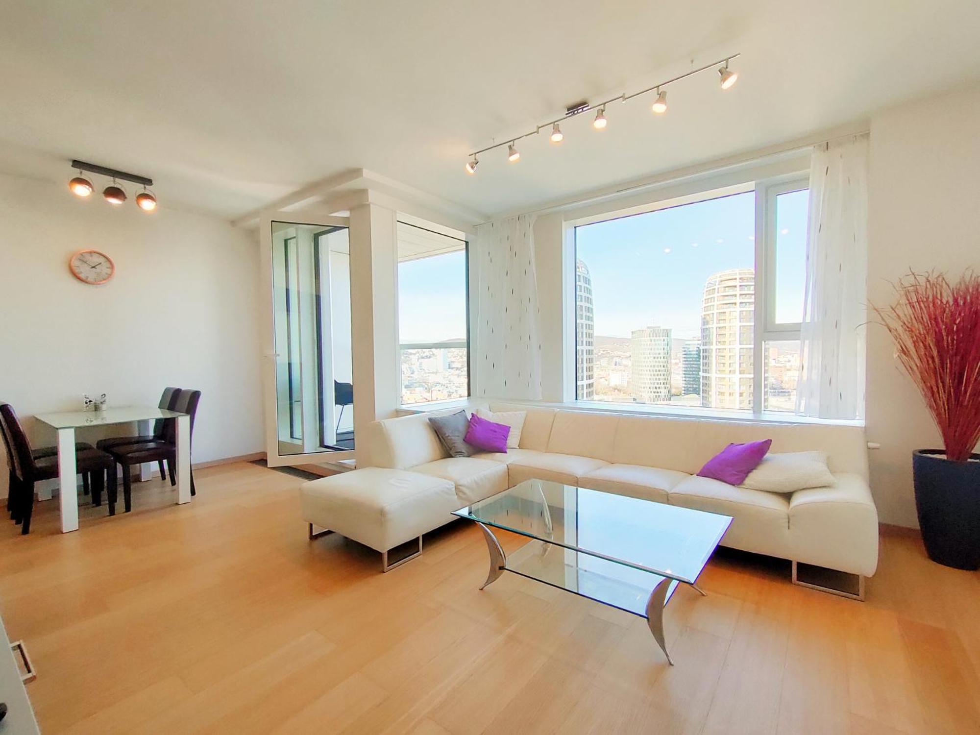 Sag Romantic 22 Floor Panorama City Free Parking Free Wifi Bratislava Esterno foto